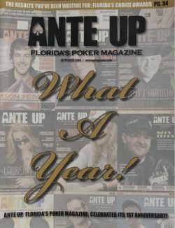 Ante Up Magazine - September 2009 Issue