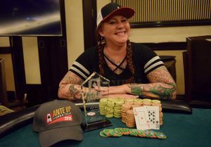 Charisse Case wins Event #13 of the Ante Up Poker Tour at Atlantis