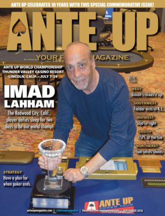 Ante Up Magazine - September 2018