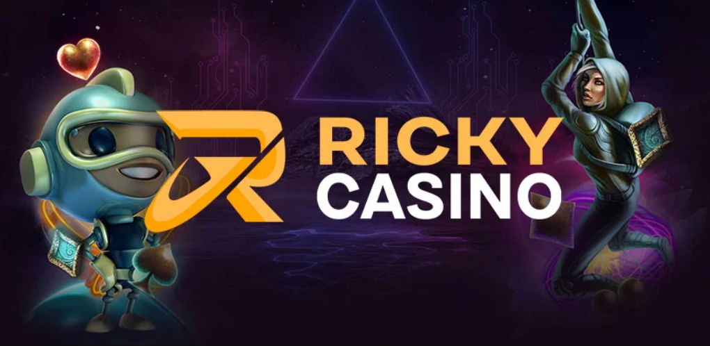 Ricky Casino website page
